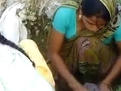 Indian Village Girl Spied In Outdoor Hidden
