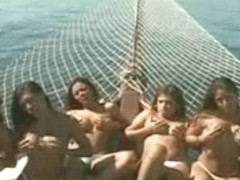 Sexy sex on boat