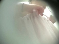 Hot dressing room video of Asian chick before shower snr38