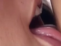 Busty teen lezzers licking each other