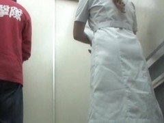 Voyeur sharking scenes with sexy nurse panty uncovered