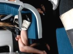 Train Perving - Teen with Amazing Legs