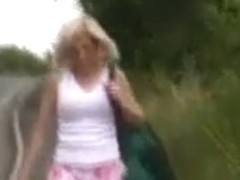 British blonde milf takes three massive bbc at gangbang