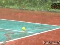 Teen Japanesse tennis player teased in front of teammates