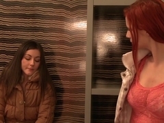 Horny pornstar in Amazing College, Brunette sex video
