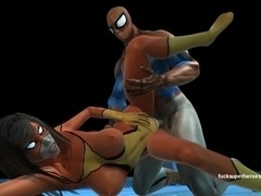 Spiderman and Spiderwoman