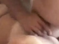 Young couple making a home anal fuck video with fingers using