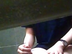 Toilet Spying. Short clip.