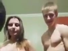 drunk russian teen gets gropped by two guys