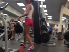 Hot milf at the gym in spandex part 3