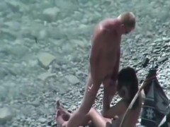 Oral Stimulation-Sex action on the beach