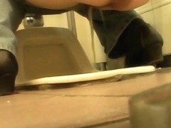 Compilation of public toilet pissing