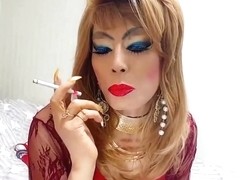 sissy niclo sexy makeup after masturbation sex3