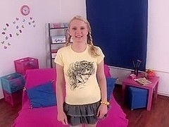 Blonde girl Tori Banged Hard In Ass