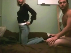 Hot blonde has wild doggystyle, oral and reverse cowgirl sex.