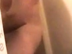 Hubby busted with dildo in shower--hidden cam