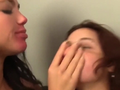 Lesbian Face Squish Kiss