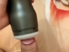 Jerk off first experience of using the Tenga