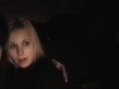 Raunchy spy cam fucking on the taxi back seat