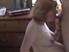 wife giving blowjob on hidden cam