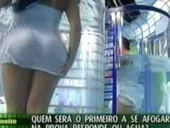 TV Show with hot ass in water tank
