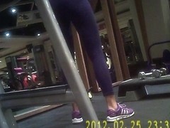 Gym Girl in spandex tight-2