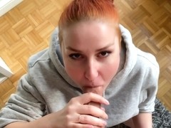 Fucking My Beautiful Wife On The Table And Cumming Inside. Kleomodel