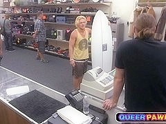Surf guy tries to sell his boards but gets fucked instead