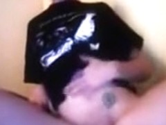 Cute emo self taped masturbation for soldier boyfriend