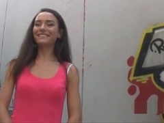 Nataly rides stranger cock for money in underpass