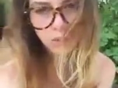 sexy teens periscoping at the beach