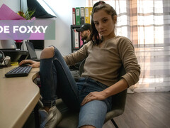 Zoe Foxxy In Office Romance With A Horny Coworker