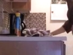 Hot Mother Teases and Masturbates in Kitchen