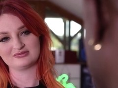 Zara DuRose is a naughty redhead who likes to taking photos, during a hot sex action