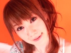 Fabulous Japanese chick Erika Kirihara in Horny blowjob, facial JAV movie