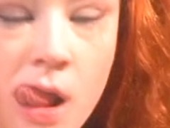 Redhead can't live without to engulf ramrod