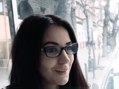 Spex Babe Pussy Banged In Public For Cash
