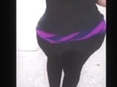Candid Large Butts Selection - slow motion two