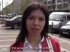 Pursuing a dream, a girl gets fucked by an Agent!