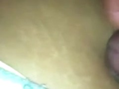 Indian girl gets cumshot on ass in voyeur masturbation video