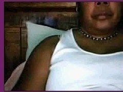 dominican big beautiful woman show brassiere on web camera