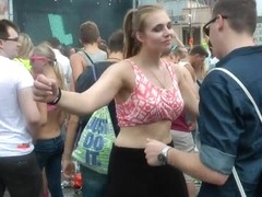 Festival Babe With Great Tits
