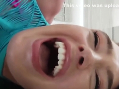 Beauty gets cum on face after anal
