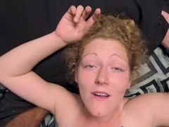 Hubby Fucks Natural Redhead MILF Ivy Through Multiple Orgasms POV