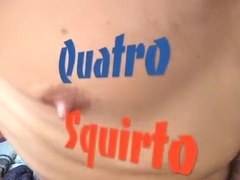 Compilation, Quatro Squirto, 4 cums.
