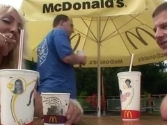 MacDonald's provides food and fuck