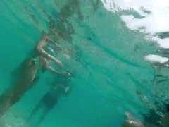 Italian teen thong gopro underwater