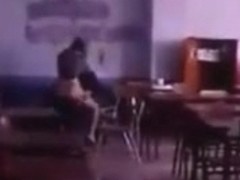 secretly fucking in the classroom