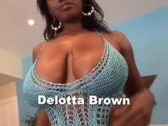 Fabulous pornstar Delotta Brown in exotic facial, interracial porn video