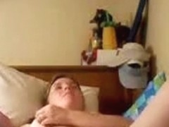 Chubby wench deided to tease her man with this hot video